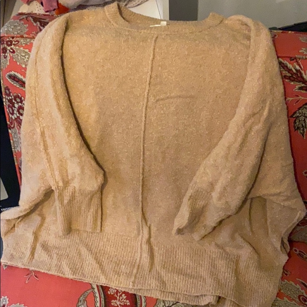 Lou and grey poncho sweater